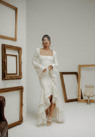 SANTAS Gonna lunga ÉLAN panna da donna PV2606 PA SANTAS 