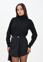 ARMANI EXCHANGE Maglioncino a collo alto nero da donna con ricamo logo XW001440AF11896 UC001 ARMANI EXCHANGE 