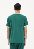 ADIDAS ORIGINALS T-shirt a manica corta 3-Stripes Slim Ringer verde da uomo KF0415 . ADIDAS ORIGINALS 
