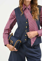 PINKO Gilet blu da donna 105664A2SN G07 PINKO 