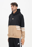 ADIDAS PERFORMANCE Felpa con cappuccio Archive nera e beige da uomo JY2797  ADIDAS ORIGINALS 