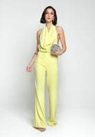 SANTAS Tuta MERINGUE gialla da donna con strass PV25017 GIALLO SANTAS 