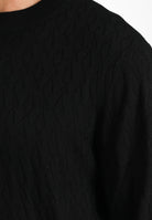 ARMANI EXCHANGE Maglioncino girocollo nero da uomo con motivo monogram XM000878AF11982 UC001 ARMANI EXCHANGE 