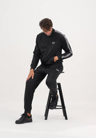 EA7 Tuta nera da uomo con logo 7M000970AF12449 UC001 EA7 