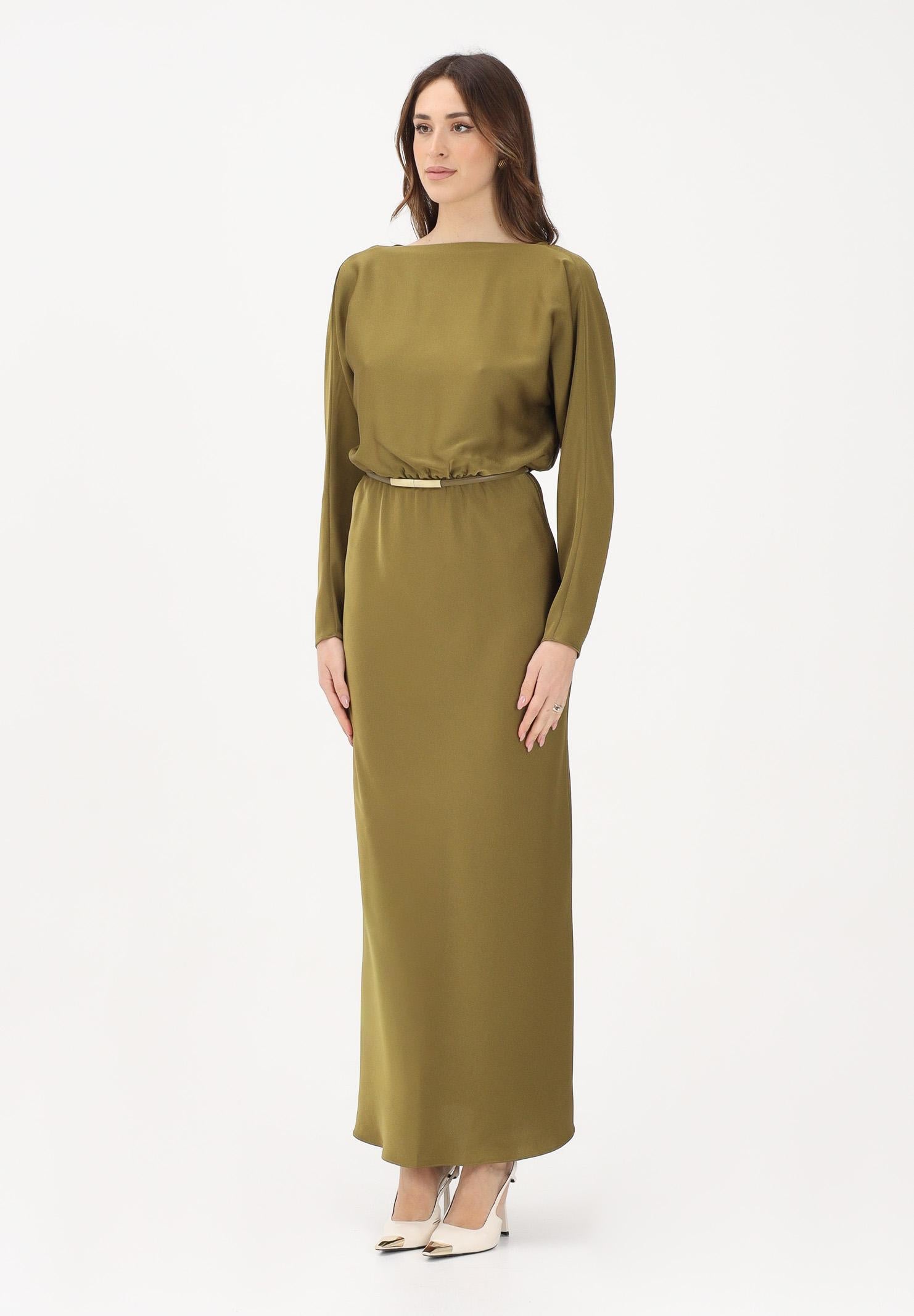 MAX MARA Abito lungo MSEPENTOLA verde kaki da donna 2616221043600 002 MAX MARA 