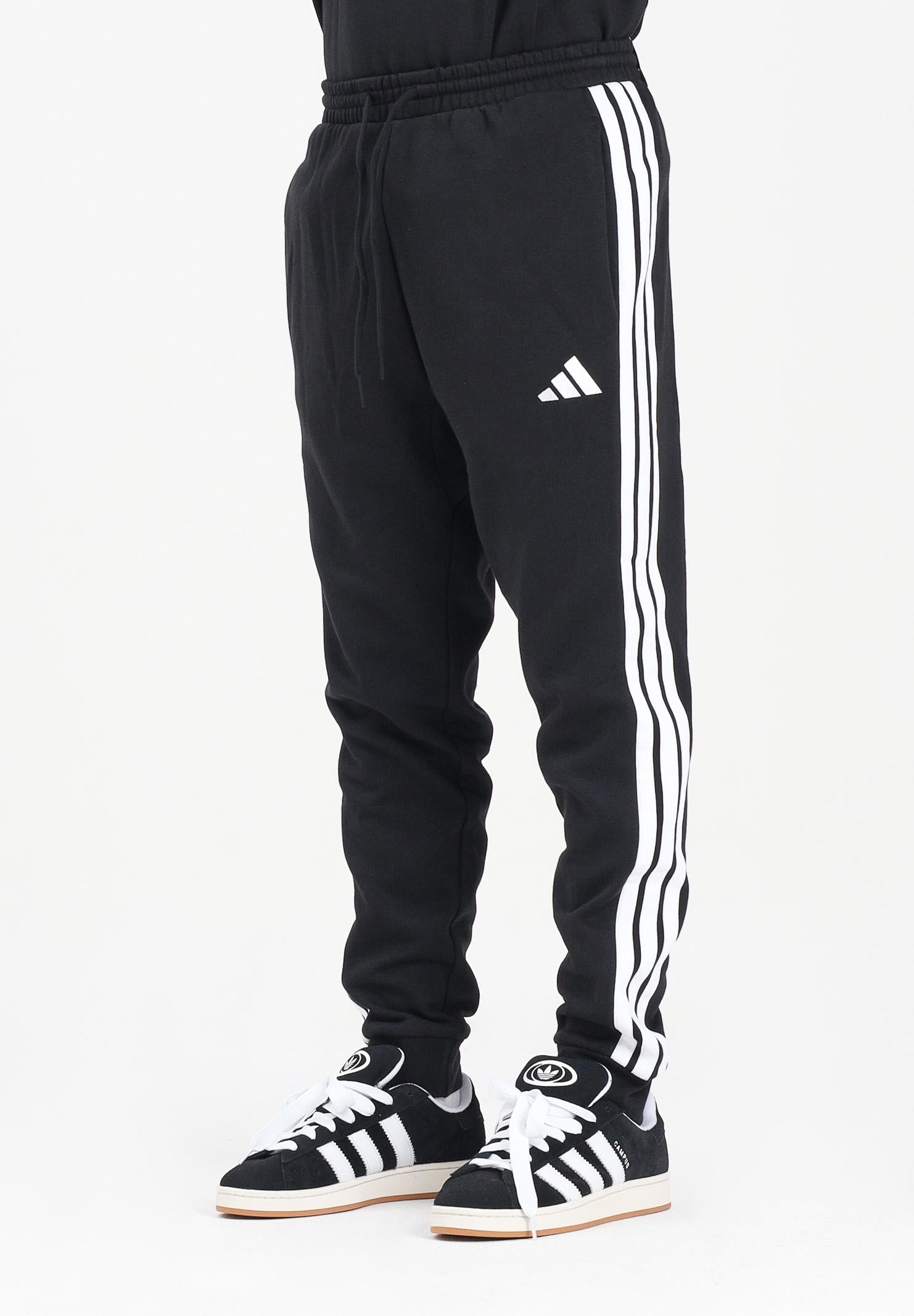 ADIDAS PERFORMANCE Pantalone sportivo Essentials 3-Stripes Fleece nero da uomo JD1861 . ADIDAS PERFORMANCE 