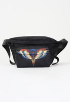 MARCELO BURLON COUNTY OF MILAN Marsupio nero da uomo con stampa COMAF250154 . MARCELO BURLON COUNTY OF MILAN 