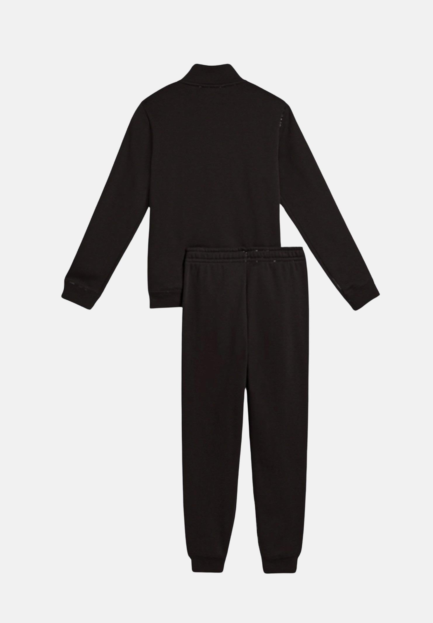 PUMA Tuta Essentials nera da bambina con bande laterali 689728 01 PUMA 