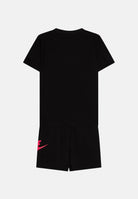 NIKE Completino CLUB TEE nero da neonato con stampa logo fluo 66L596 A1U NIKE 