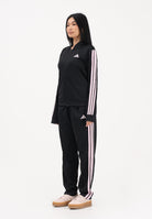 ADIDAS PERFORMANCE Tuta Essentials nera e rosa da donna KQ7578 . ADIDAS PERFORMANCE 