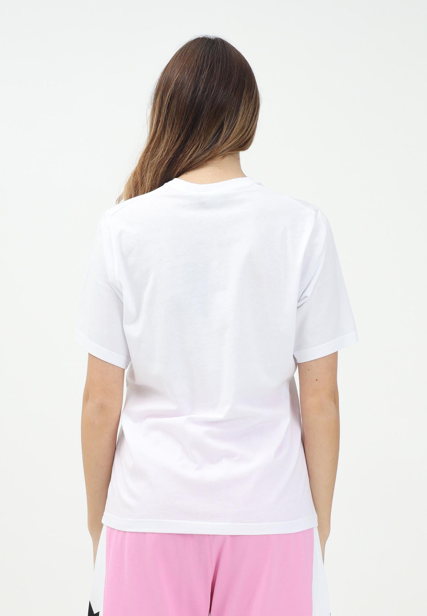T-shirt a manica corta bianca per donna, ragazzi e bambini con stampa logo DQ2668D004G DQ100 DSQUARED2 