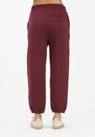 HINNOMINATE Pantalone sportivo bordeaux da donna con logo HMABW01953 RS02 HINNOMINATE 