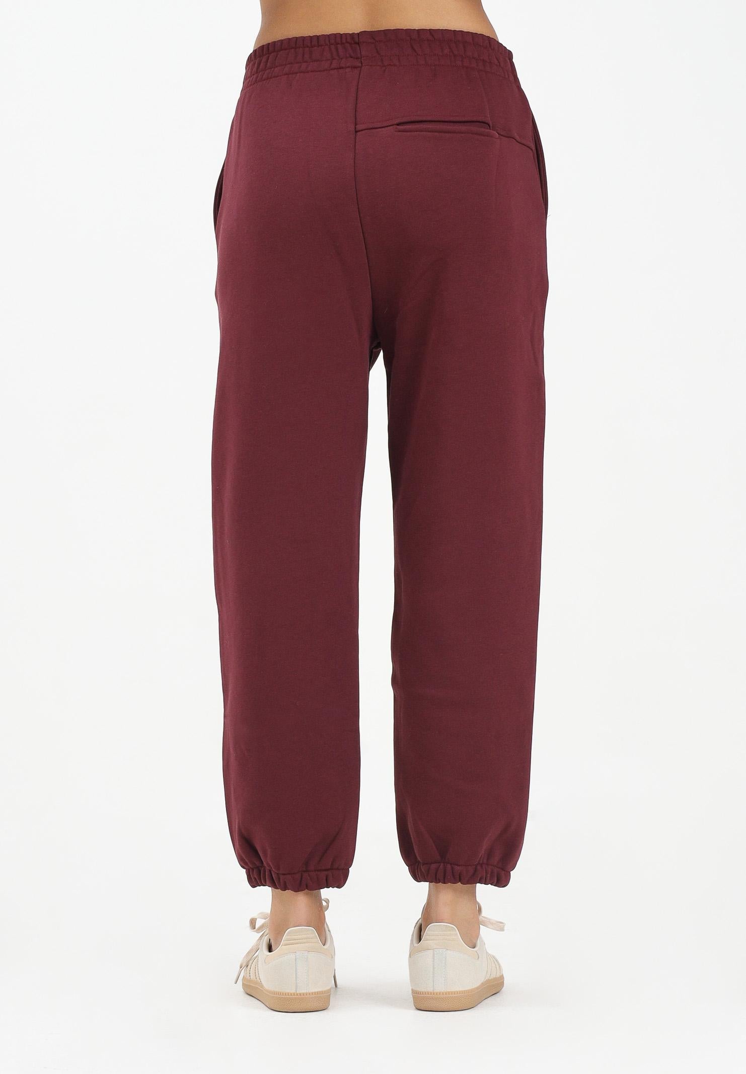 HINNOMINATE Pantalone sportivo bordeaux da donna con logo HMABW01953 RS02 HINNOMINATE 