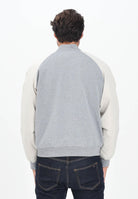 TOMMY HILFIGER Bomber Athleisure grigio e panna da uomo MW0MW39684P01 . TOMMY HILFIGER 