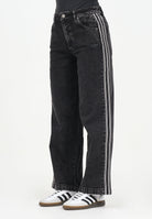 ADIDAS ORIGINALS Jeans adicolor Denim 3-Stripe nero da donna JD3109  ADIDAS ORIGINALS 