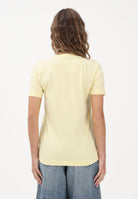 CALVIN KLEIN JEANS T-shirt a manica corta gialla da donna con logo LV047B224G 4MY CALVIN KLEIN JEANS 