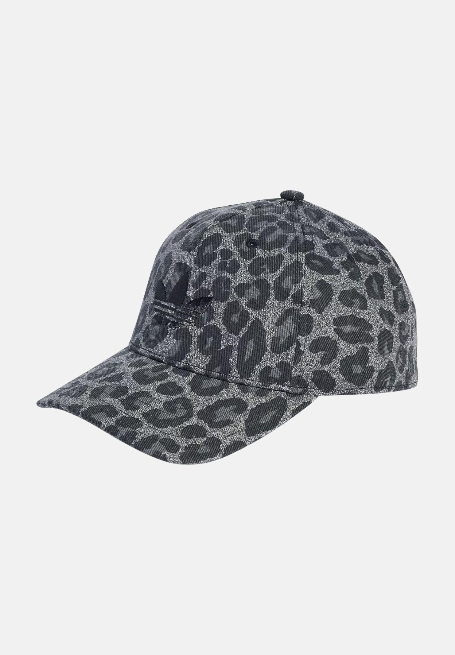 ADIDAS ORIGINALS Cappello con visiera Leopard Baseball in denim grigio per uomo e donna JW8035 . ADIDAS ORIGINALS 