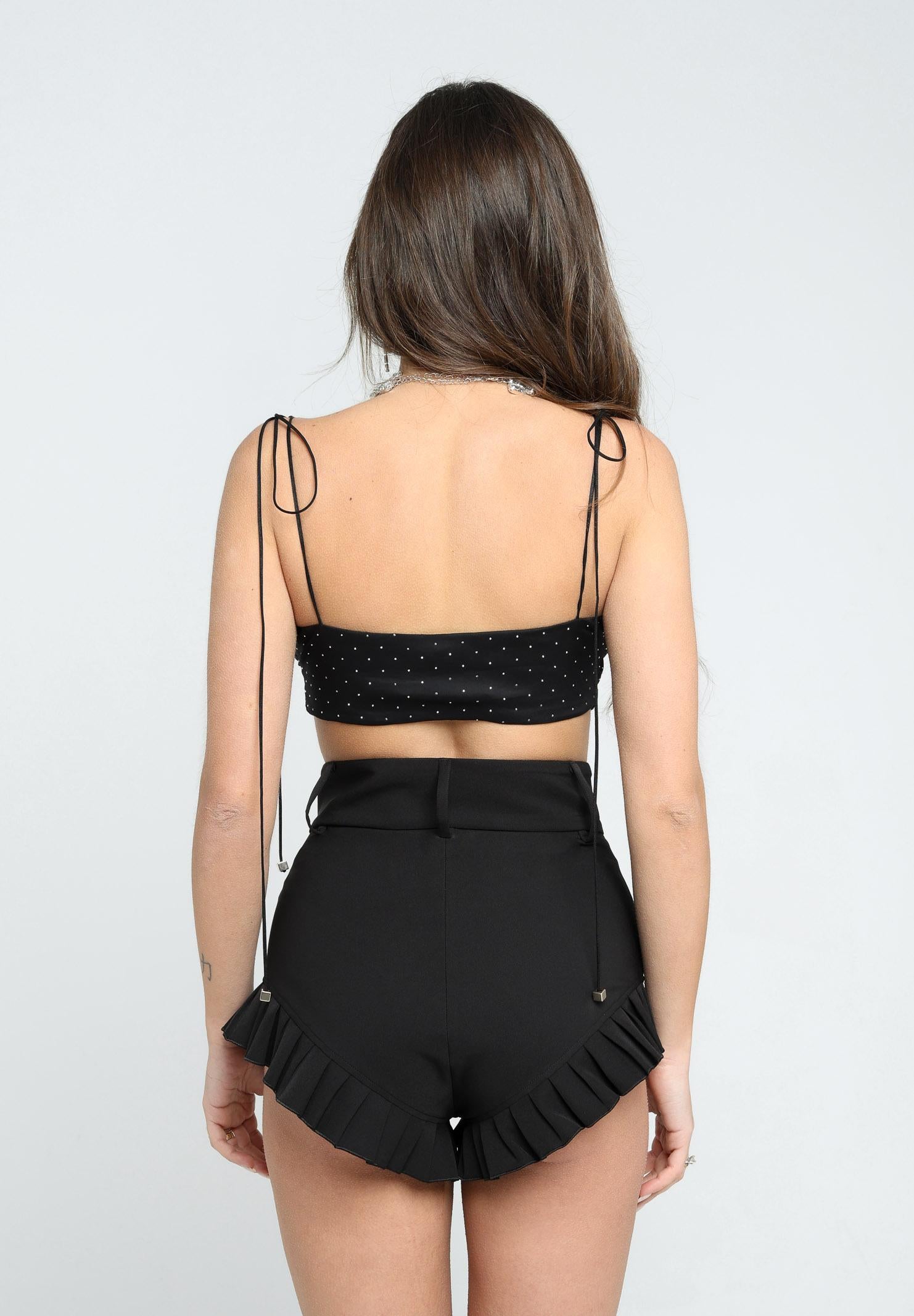 SANTAS Top ICE CREAM nero da donna PV25014 NERO SANTAS 