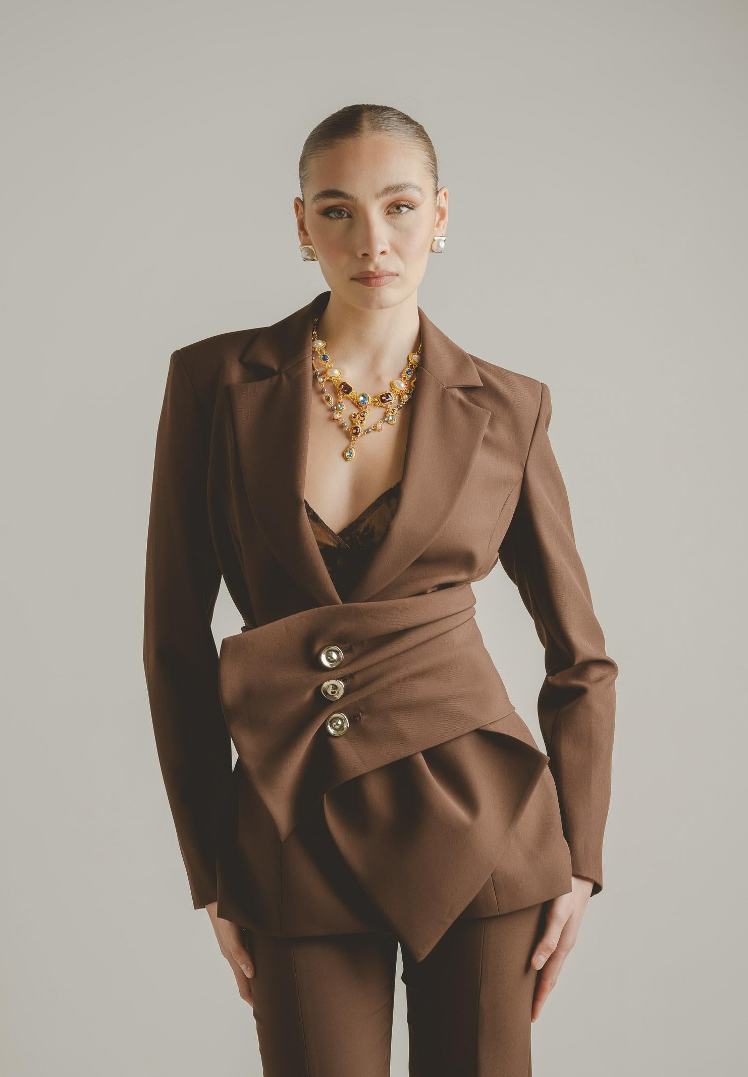 SANTAS Giacca ALLURE marrone da donna PV2622 NU SANTAS 