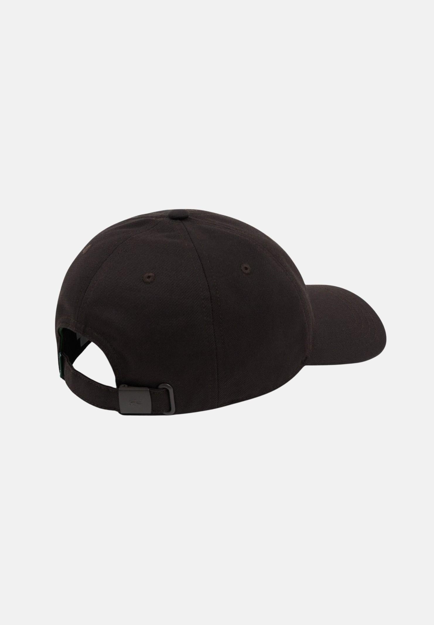 LACOSTE Cappello con visiera nero per uomo e donna con stemma RK1910 3LA LACOSTE 