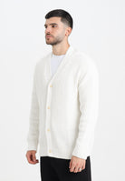 SELECTED HOMME Cardigan panna da uomo 16098335 Egret SELECTED HOMME 