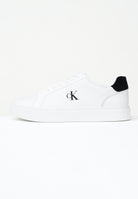 CALVIN KLEIN JEANS Sneakers bianche da uomo con logo YM0YM0143501W . CALVIN KLEIN JEANS 