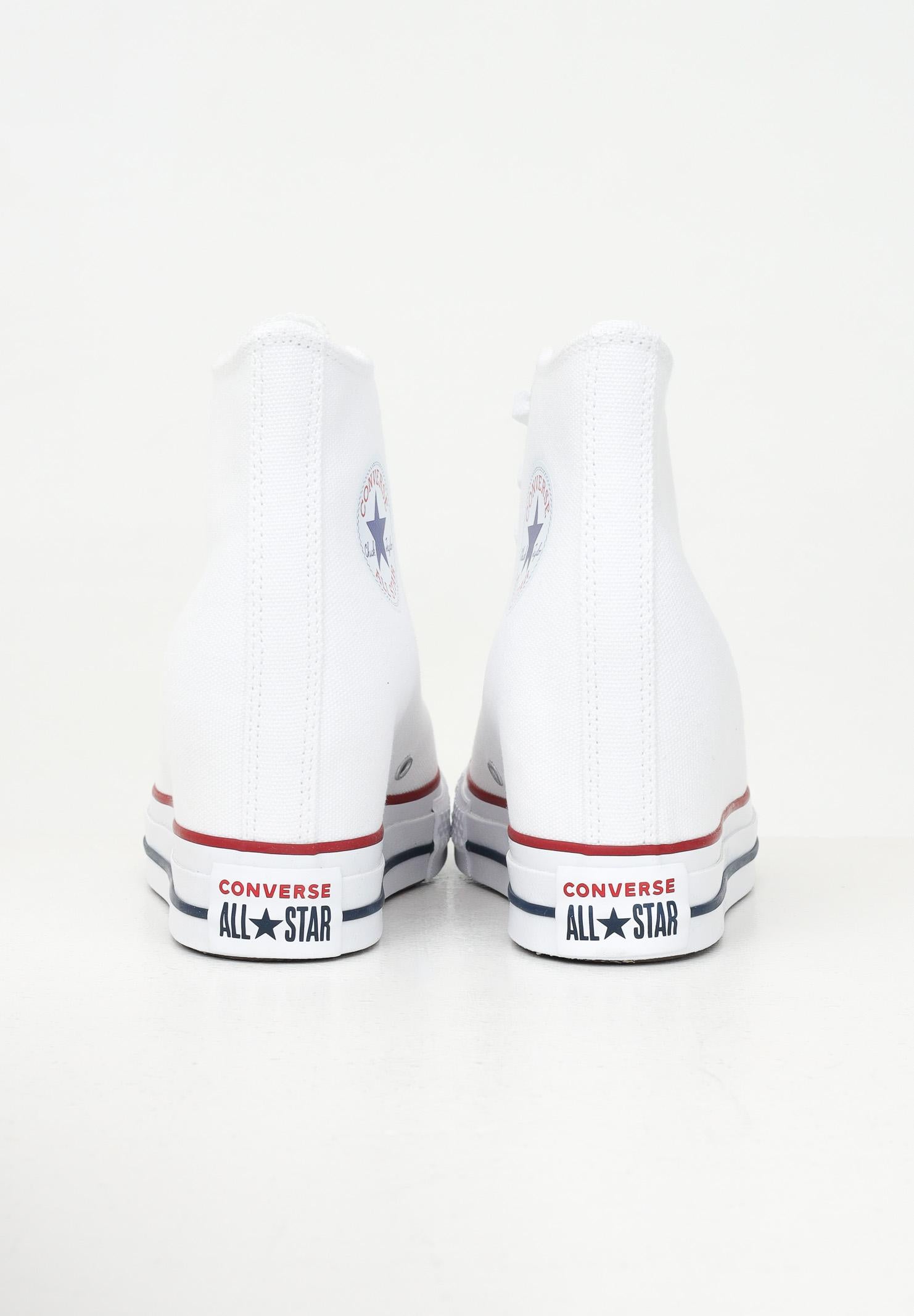 CONVERSE Sneakers Chuck Taylor All Star Wedge Platform bianche da donna A11908C . CONVERSE 