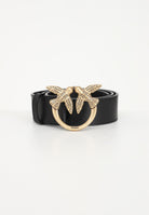 PINKO Cintura Love Birds nera da donna 100120A0F1 Z99Q PINKO 