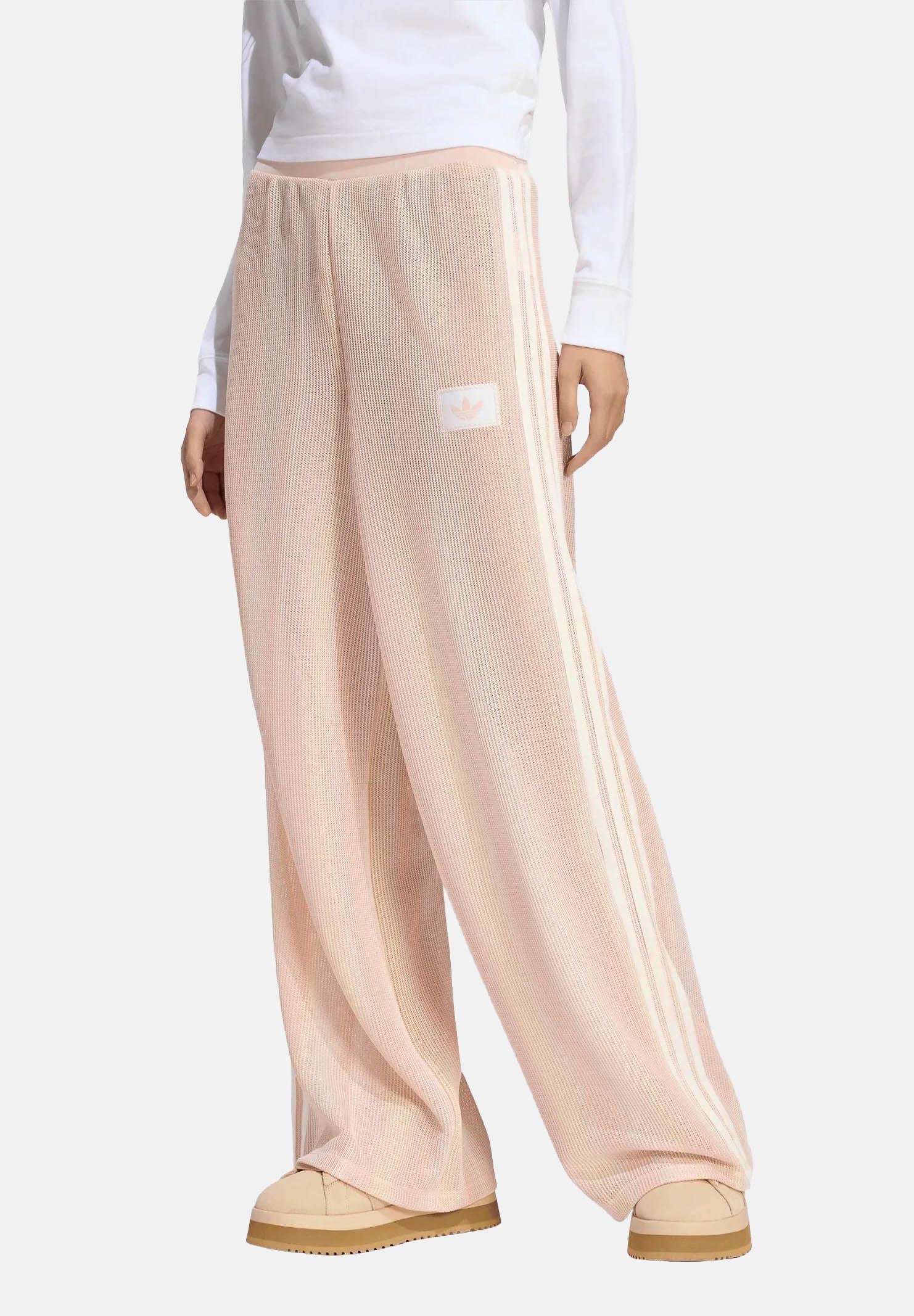 ADIDAS ORIGINALS Pantalone sportivo SUMMER GLOW KNITTED FIREBIRD rosa da donna KY2037 . ADIDAS ORIGINALS 