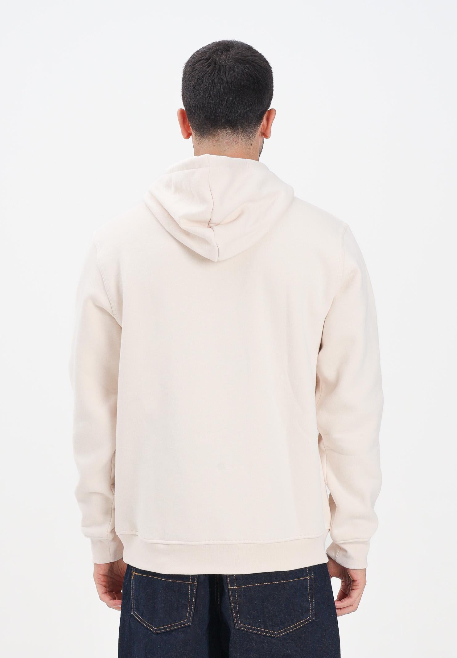 ADIDAS ORIGINALS Felpa con cappuccio Trefoil Essentials panna da uomo HZ3598  ADIDAS ORIGINALS 