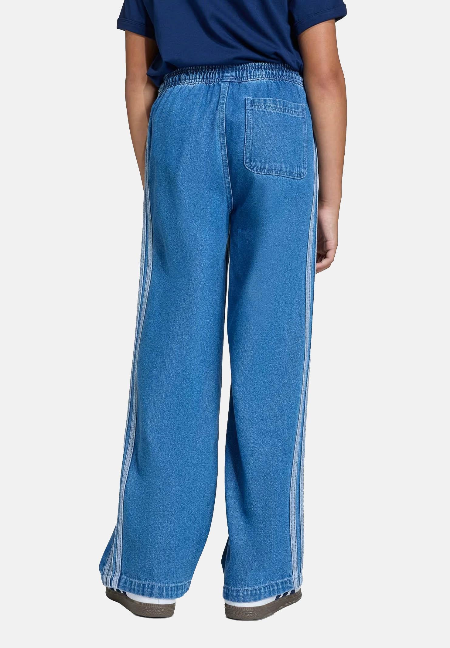 ADIDAS ORIGINALS Jeans Firebird Denim Track in denim medio per bambino e bambina KE2850 . ADIDAS ORIGINALS 