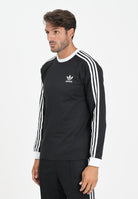 ADIDAS ORIGINALS T-shirt a manica lunga Adicolor Classics 3-Stripes nera da uomo IA4877  ADIDAS ORIGINALS 