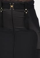 ELISABETTA FRANCHI Gonna midi nera da donna dalla costruzione a bustier GO14862E2 110 ELISABETTA FRANCHI 