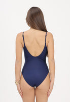 RALPH LAUREN Costume intero blu da donna con logo 21654304 BLNA RALPH LAUREN 