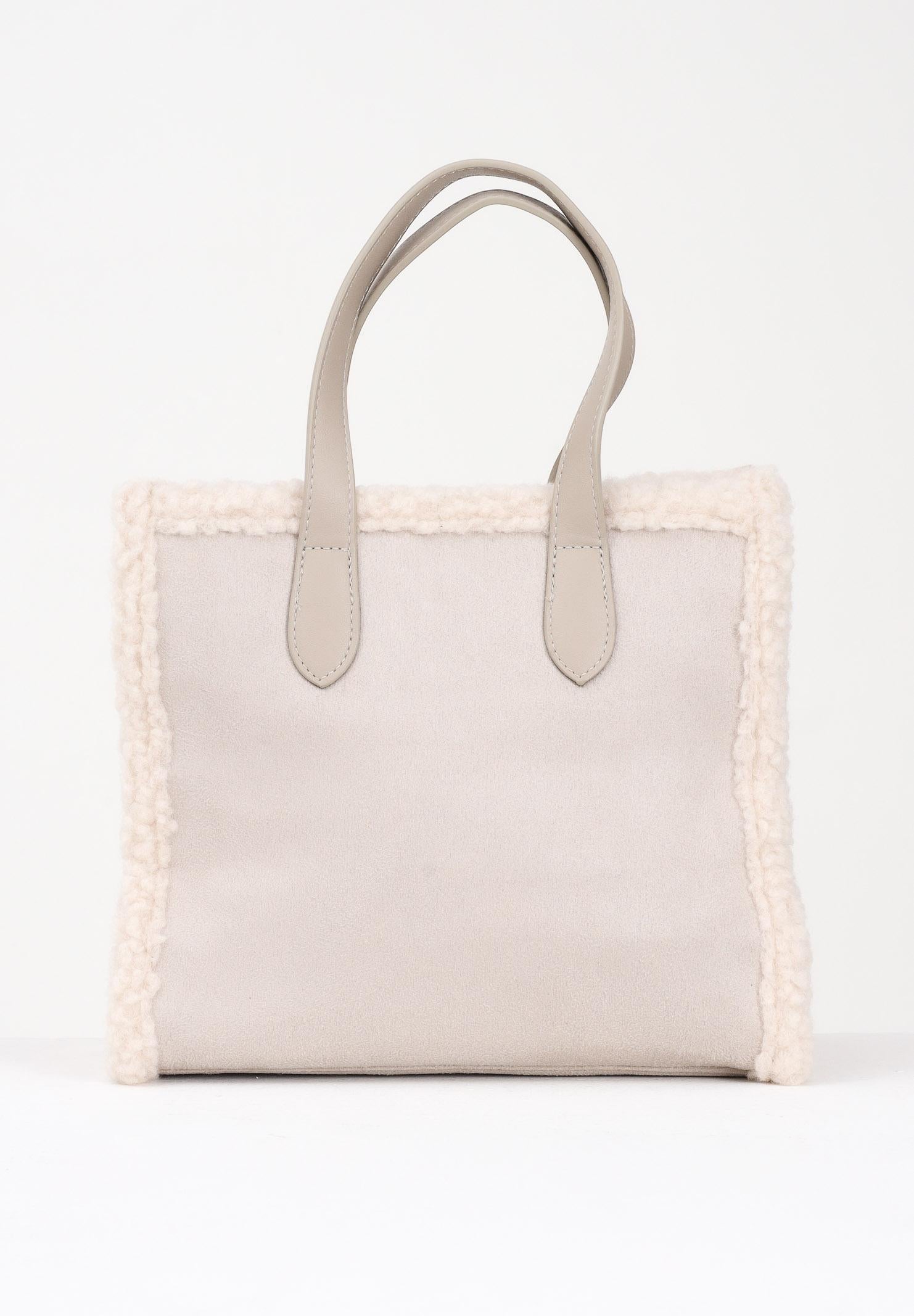 MARC ELLIS Borsa a mano Buby Suede M in morbido suede beige da donna BUBY-SUEDE-M TA MARC ELLIS 