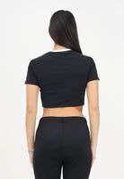 ADIDAS ORIGINALS T-shirt a manica corta 3-Stripes nera da donna IU2532 . ADIDAS ORIGINALS 