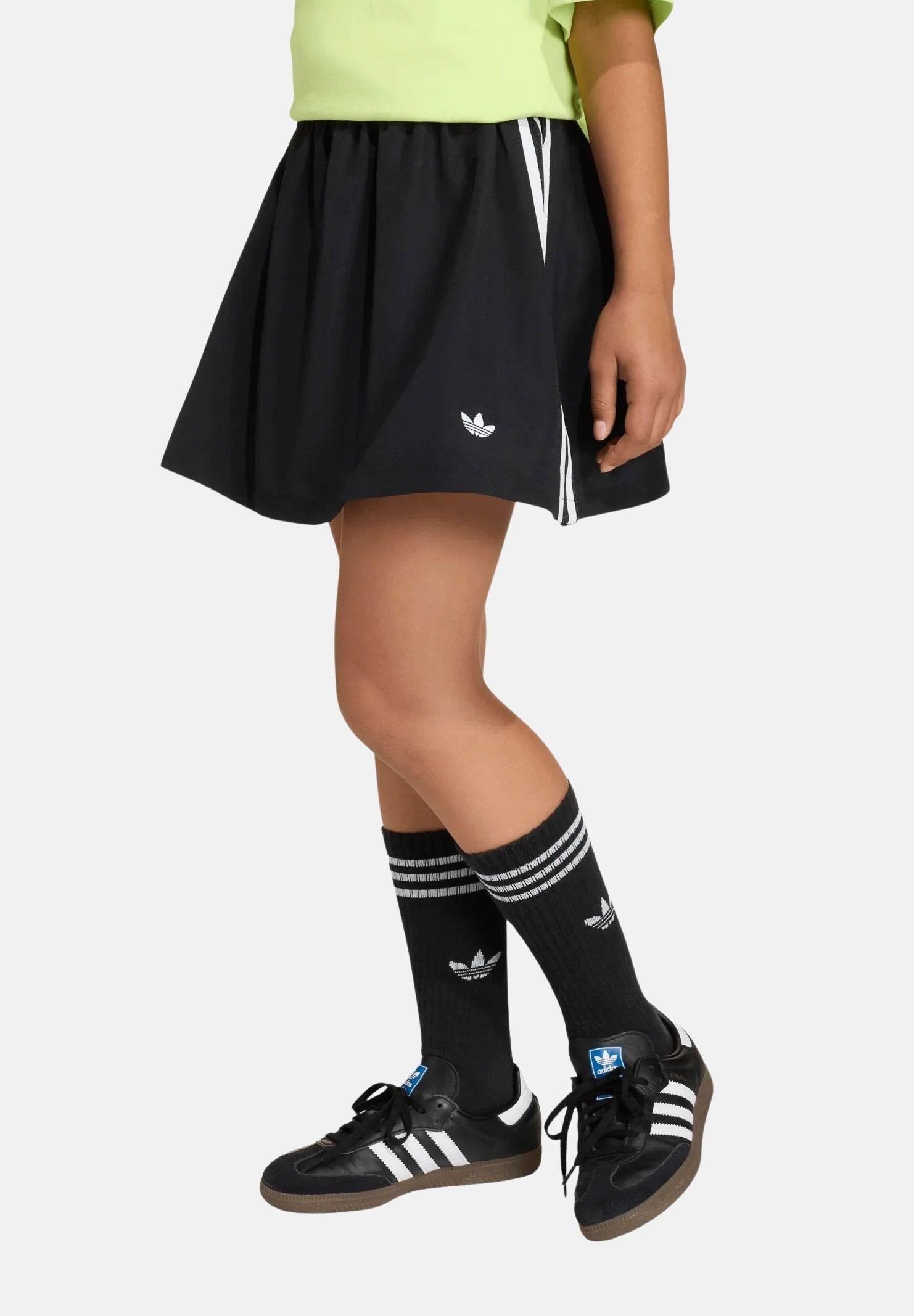 ADIDAS ORIGINALS Gonna Originals Woven Regular Wide nera da bambina KD7870 . ADIDAS ORIGINALS 