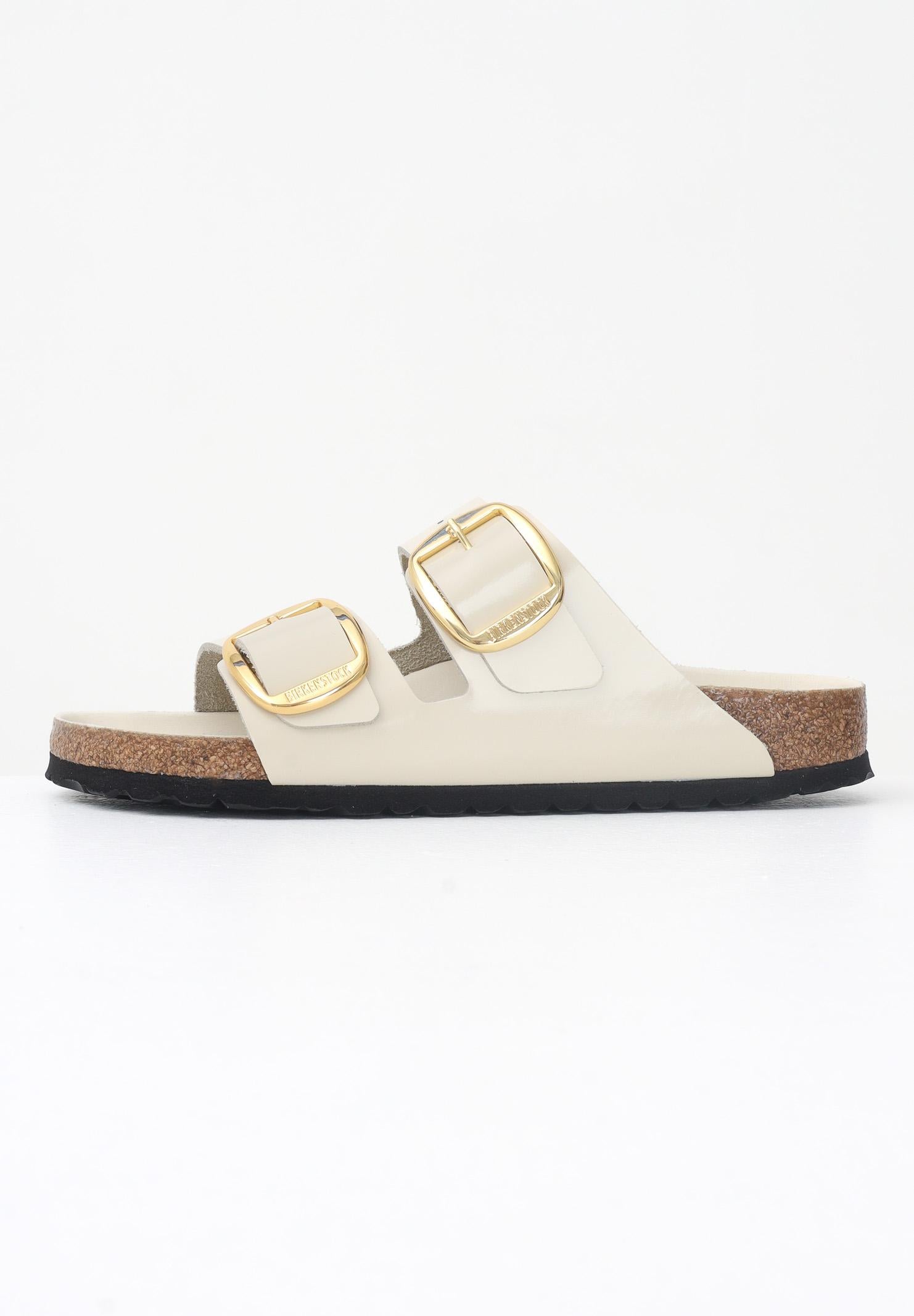 BIRKENSTOCK Ciabatte Arizona Big Buckle avorio da donna 1026128 . BIRKENSTOCK 