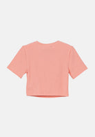 ADIDAS ORIGINALS T-shirt a manica corta Ribbed Crop rosa da bambina JC8441 . ADIDAS ORIGINALS 