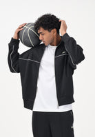 LACOSTE Felpa con zip nera da uomo SH0627 031 LACOSTE 