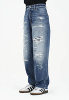 DSQUARED2 Jeans in denim chiaro per donna, ragazzi e bambini con dettagli destroyed DQ3082D0AEN DQ01 DSQUARED2 