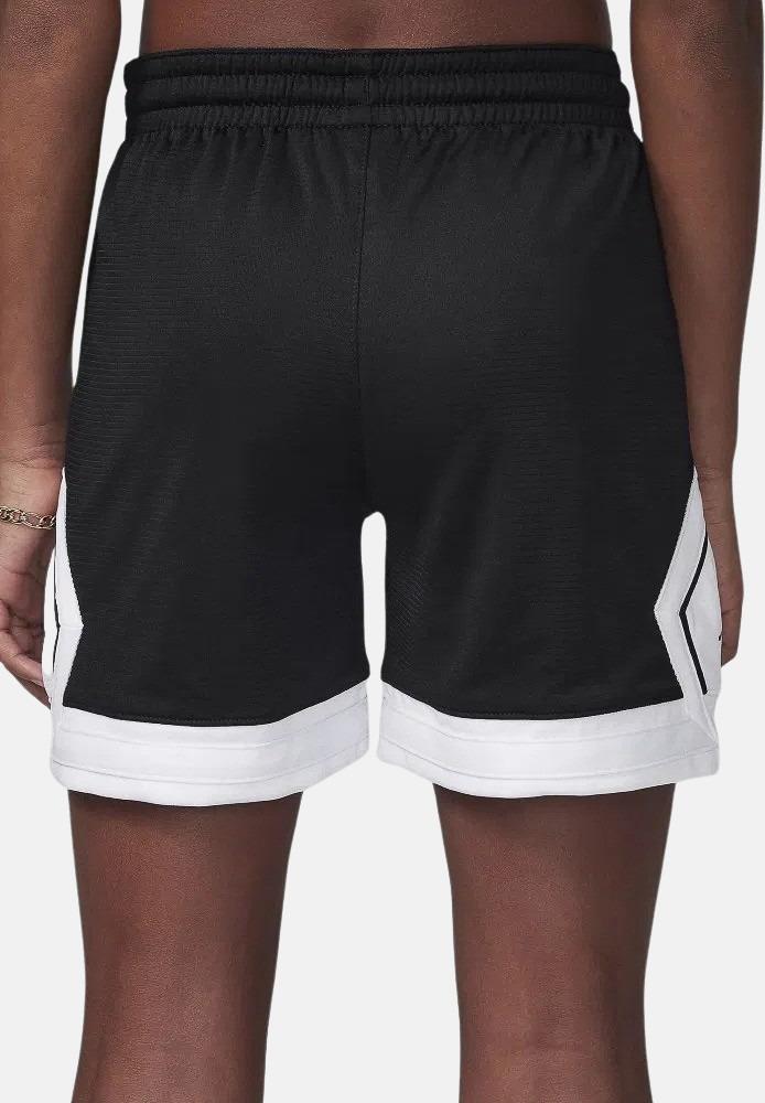 JORDAN Shorts sportivo nero da bambina con logo 45D403 023 JORDAN 