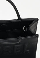 DIESEL Borsa a mano nera da donna con logo in rilievo J02529P8073 T8013 DIESEL 