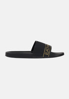 EA7 Ciabatte nere da uomo con logo 7X000110AF15128 MC139 EA7 