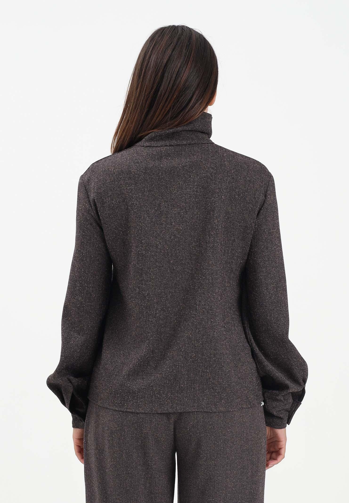 PATRIZIA PEPE Maglia a collo alto marrone da donna 2C1657A646 FG48 PATRIZIA PEPE 