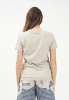 DSQUARED2 T-shirt a manica corta beige per donna, ragazzi e bambini con ricamo logo DQ2749D004G DQ717 DSQUARED2 