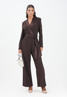 VICOLO Tuta elegante marrone da donna TF0357 FU69 VICOLO 
