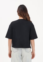 ARMANI EXCHANGE T-shirt a manica corta nera da donna con logo XW001709AF17172 UC001 ARMANI EXCHANGE 