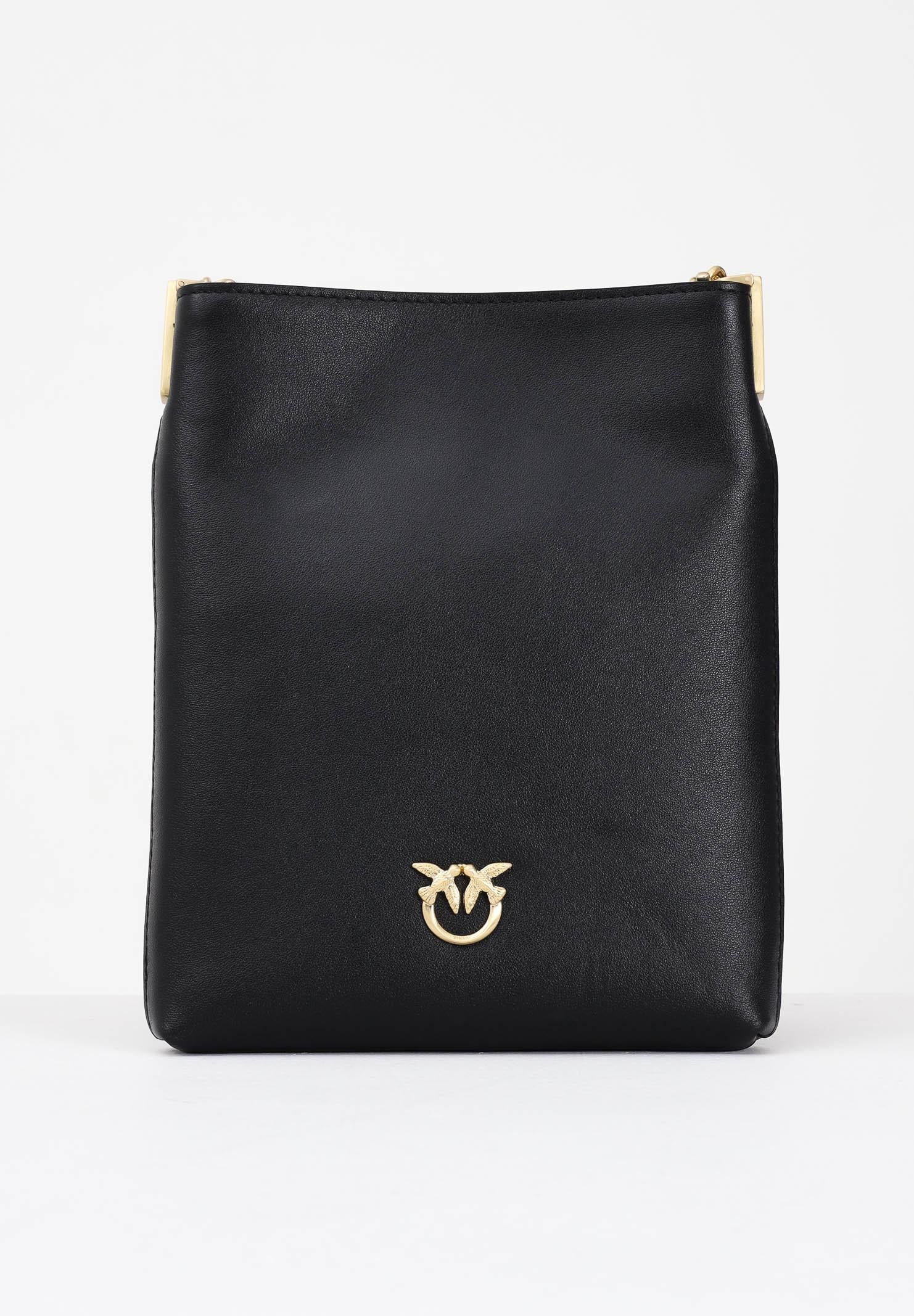 PINKO Borsa a tracolla nera da donna dalla forma a secchiello 105352A0QO Z99V PINKO 