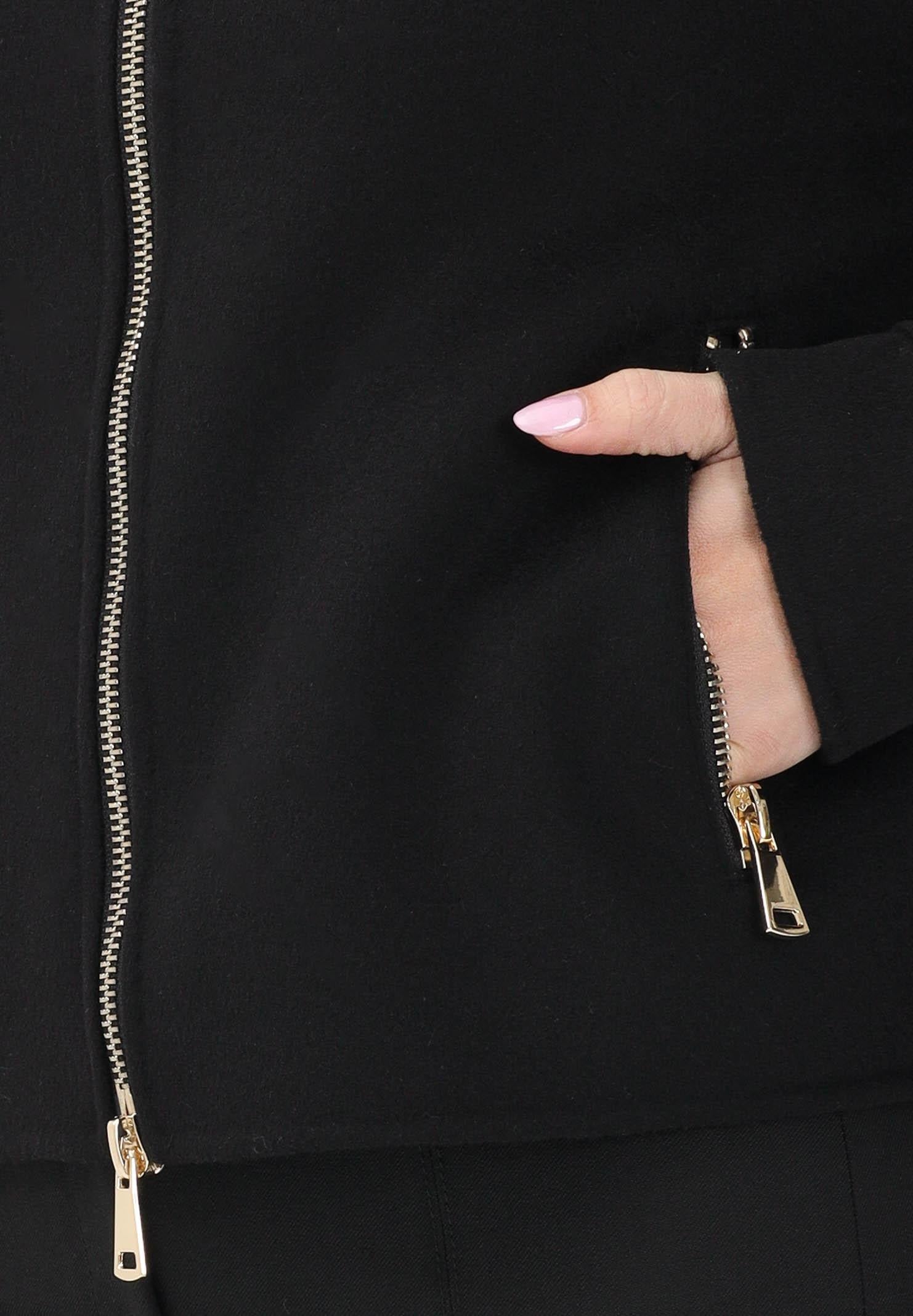 SIMONA CORSELLINI Bomber nero da donna A25CPGBV1001 V0003 SIMONA CORSELLINI 